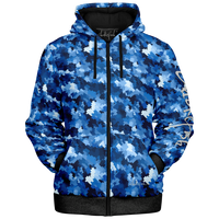 Chokefish™ Microfleece Zip-Up Hoodie Camouflage-021B