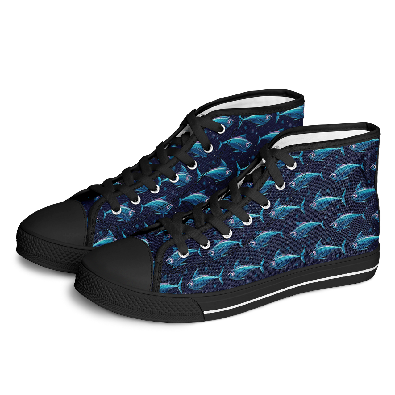 Chokefish™ Urban Peak Retro High Tops-Marine-006-2