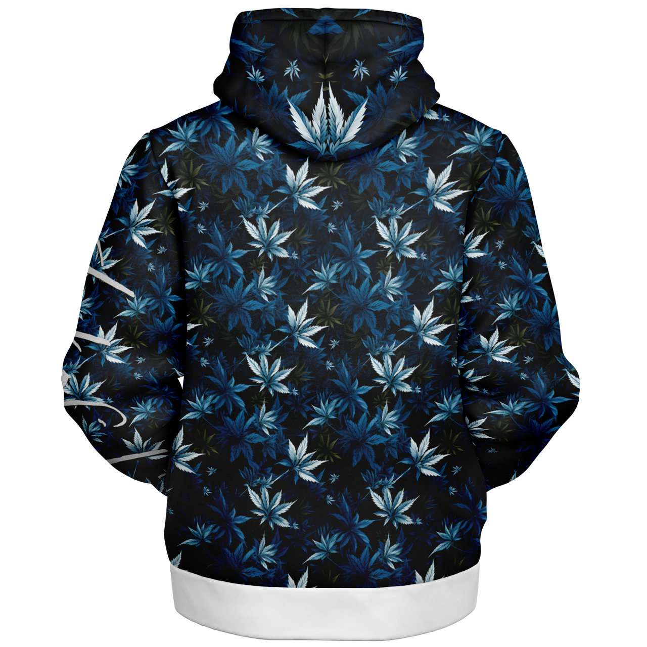Chokefish™ Microfleece Zip-Up Hoodie Cannabis-008