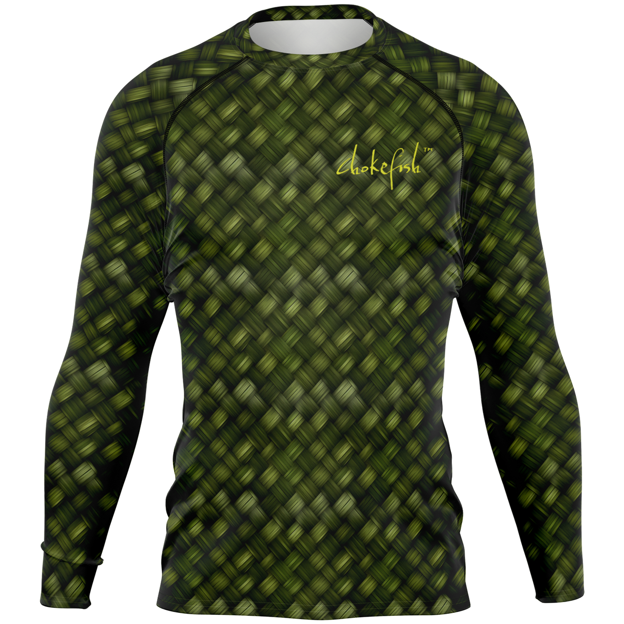 Chokefish™ Long Sleeve Rashguard Textures Men's Shirt-001