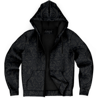 Chokefish™ Microfleece Zip-Up Hoodie Maori-009B