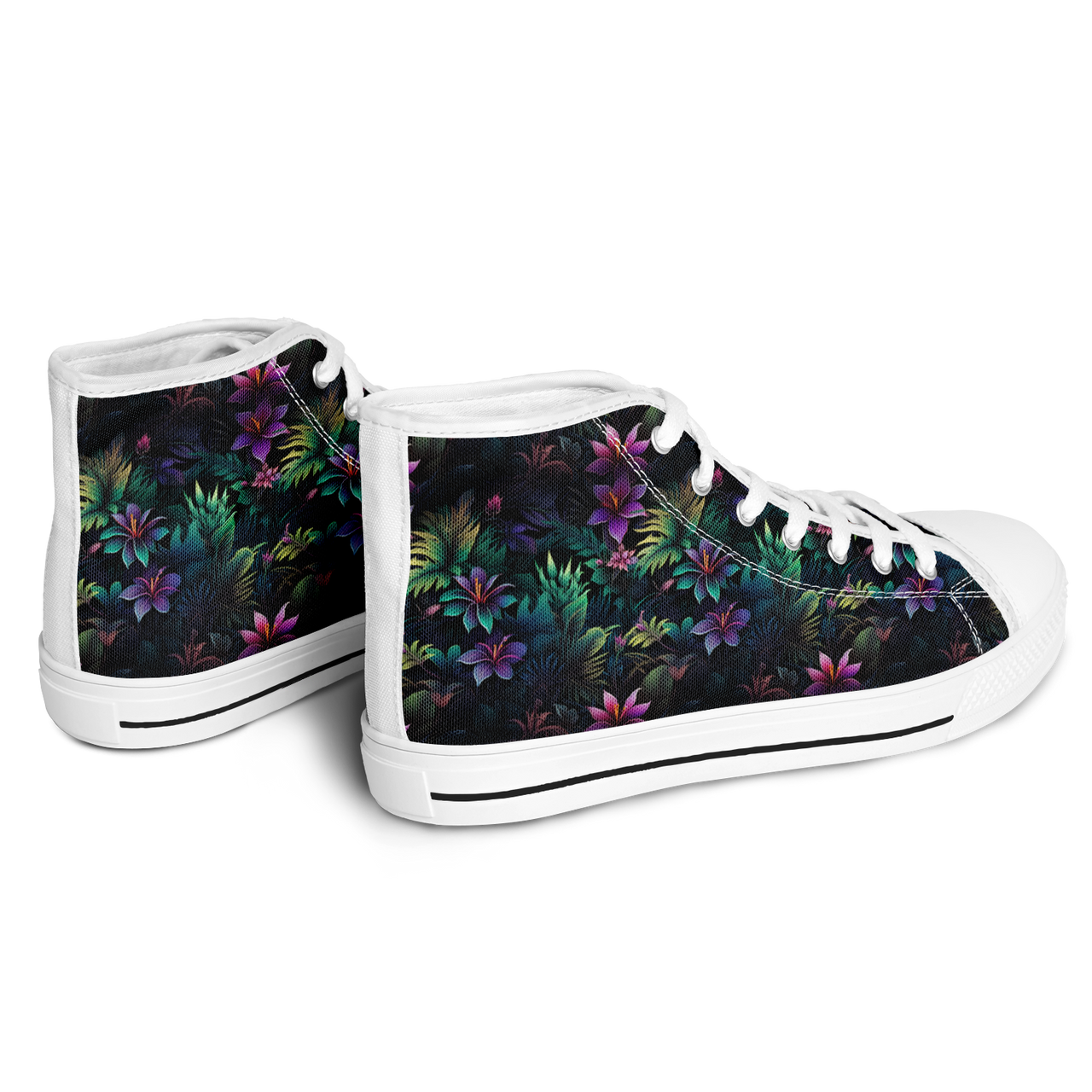 Chokefish™ Urban Peak Retro High Tops-Floral-008