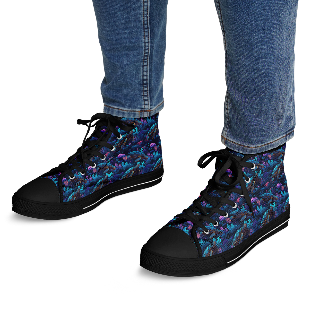 Chokefish™ Urban Peak Retro High Tops-Marine-008-2