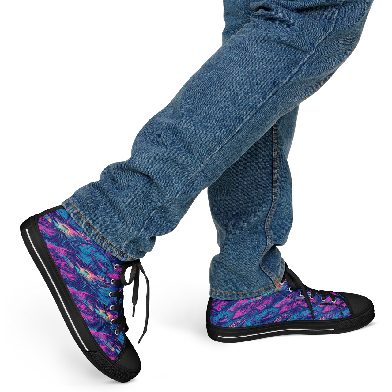 Chokefish™ Urban Peak Retro High Tops-Marine-007-2
