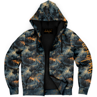 Chokefish™ Microfleece Zip-Up Hoodie Camouflage-003B