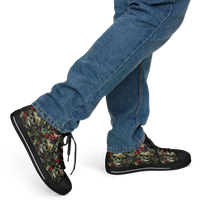 Chokefish™ Urban Peak Retro High Tops-Skulls-025B