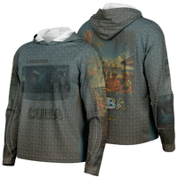 Chokefish™ Long Sleeve Every Day All Weather Shirt Men's Hooded Story-Of-Cuba