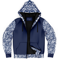 Chokefish™ Microfleece Zip-Up Hoodie Maori-005B