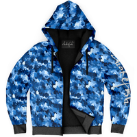 Chokefish™ Microfleece Zip-Up Hoodie Camouflage-021B