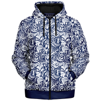 Chokefish™ Microfleece Zip-Up Hoodie Maori-005-2B