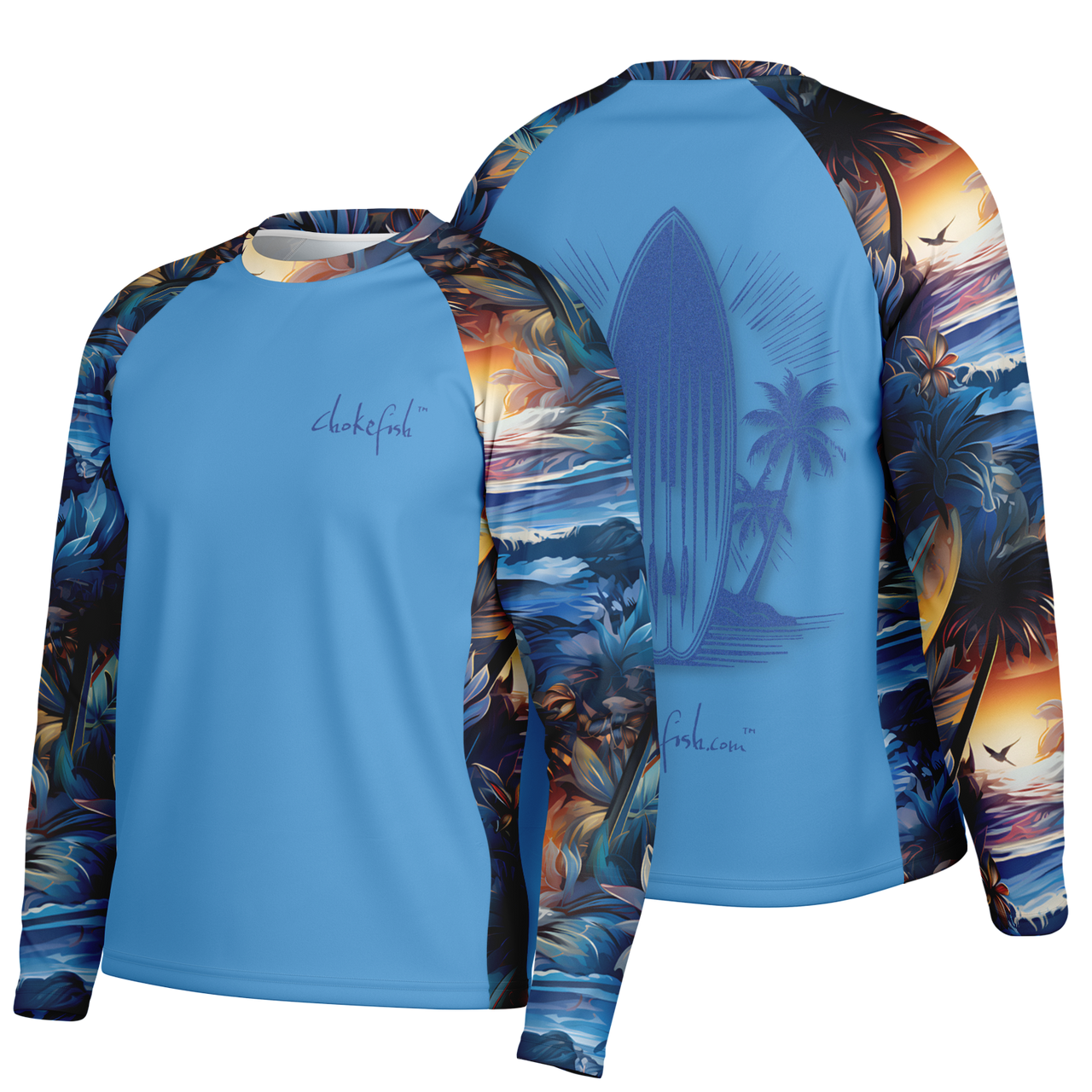 Chokefish™ Long Sleeve Every Day All Weather Surfboards Shirt Men's-006 - SLE