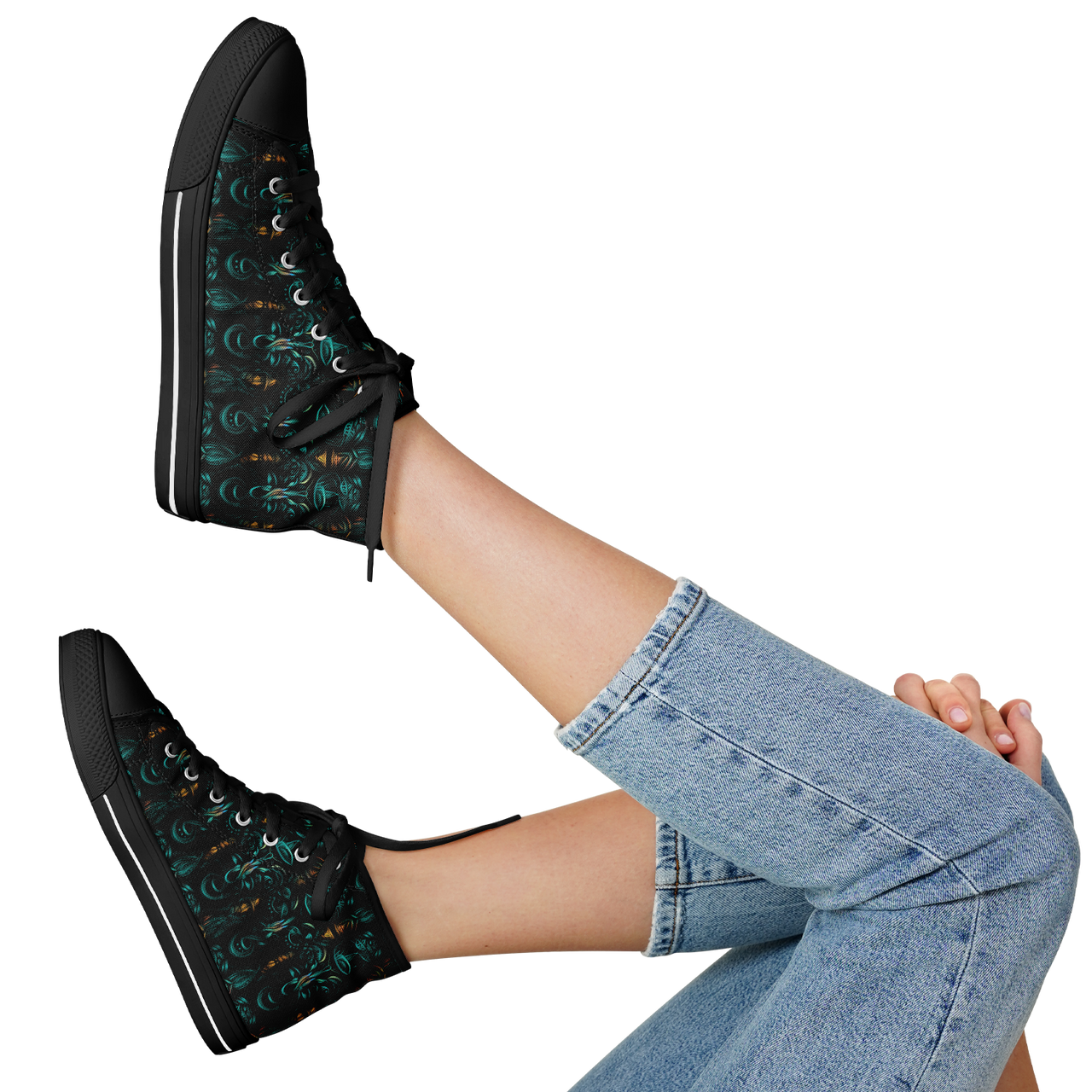 Chokefish™ Urban Peak Retro High Tops-Totems-001-2