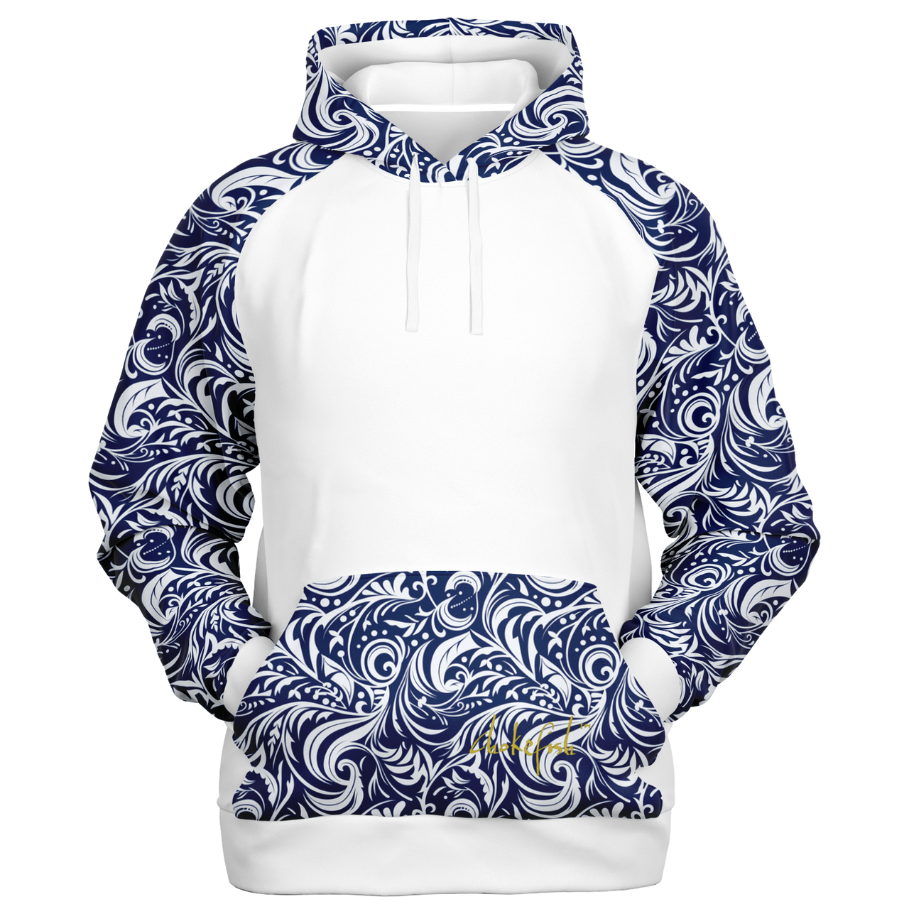 Chokefish™ Maori-Tribal Raglan Remix – Clean Body, Savage Sleeves-006W