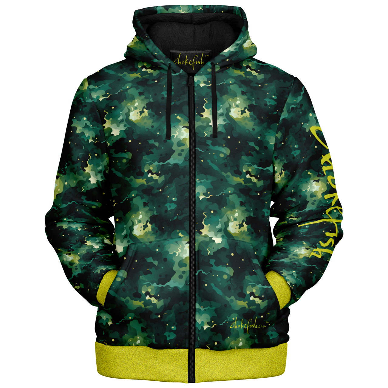 Chokefish™ Microfleece Zip-Up Hoodie Camouflage-022B