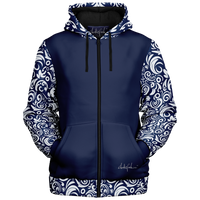Chokefish™ Microfleece Zip-Up Hoodie Maori-003B