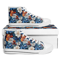 Chokefish™ Urban Peak Retro High Tops-Floral-005