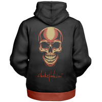 Chokefish™ Microfleece Zip-Up Hoodie Skulls-004B