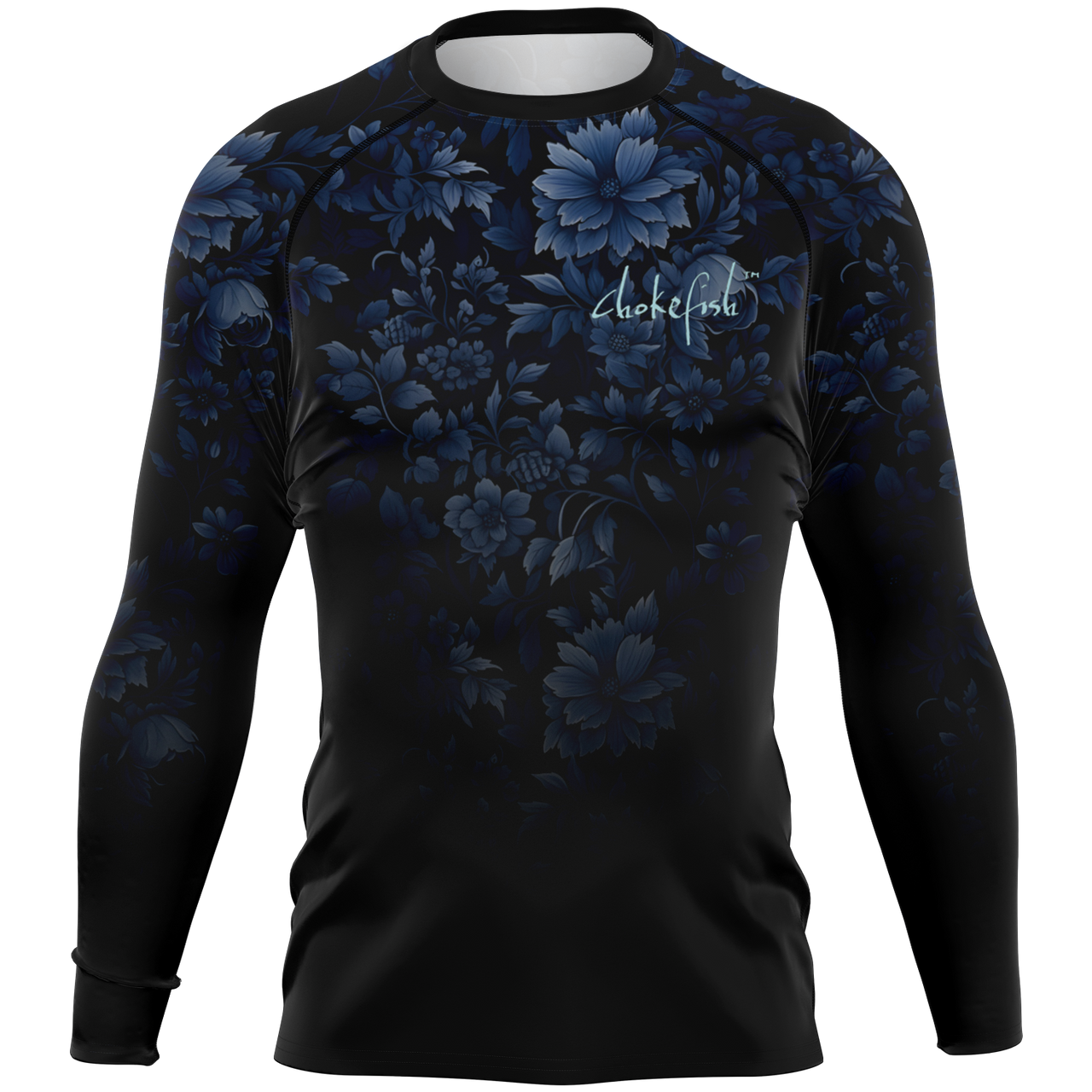Chokefish™ Long Sleeve Rashguard Floral Men's Shirt-002